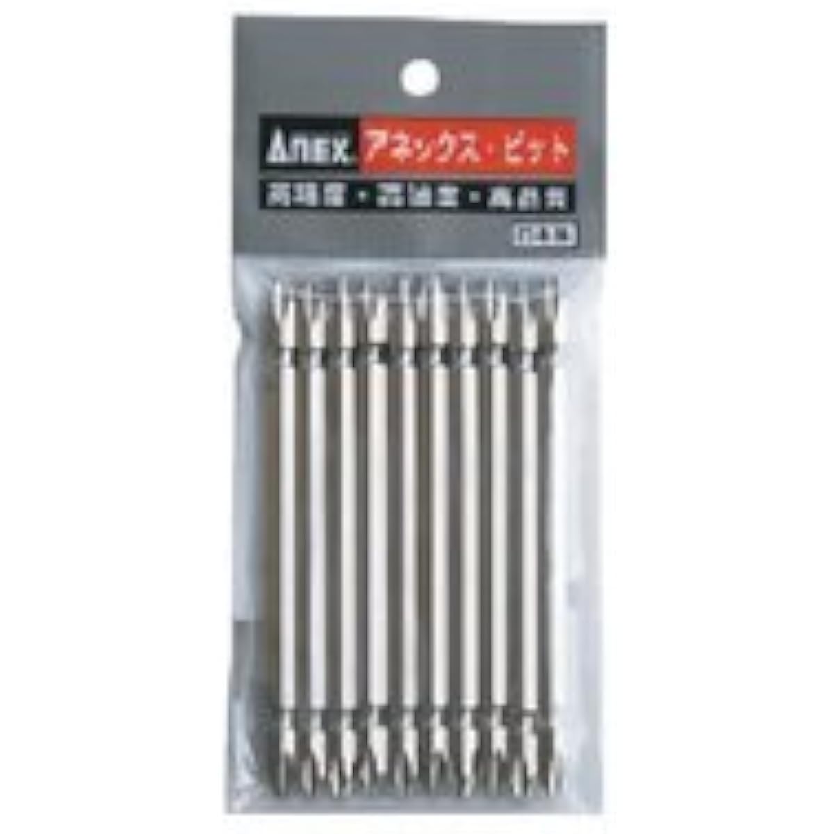 ANEX bit double-ended plated +2 x 300 10-piece bag AH-14M