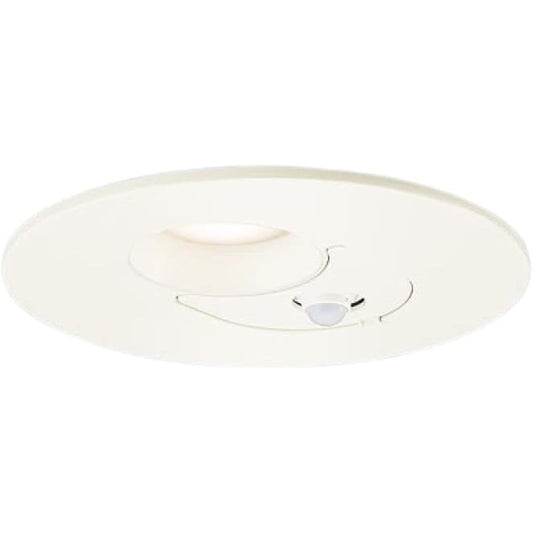 Panasonic downlight for under the eaves, bulb color, shallow 8H, diffused, rainproof, pair lighting type, with brightness sensor, energy saving type, φ150 60 type, white LRDC1200LLE1