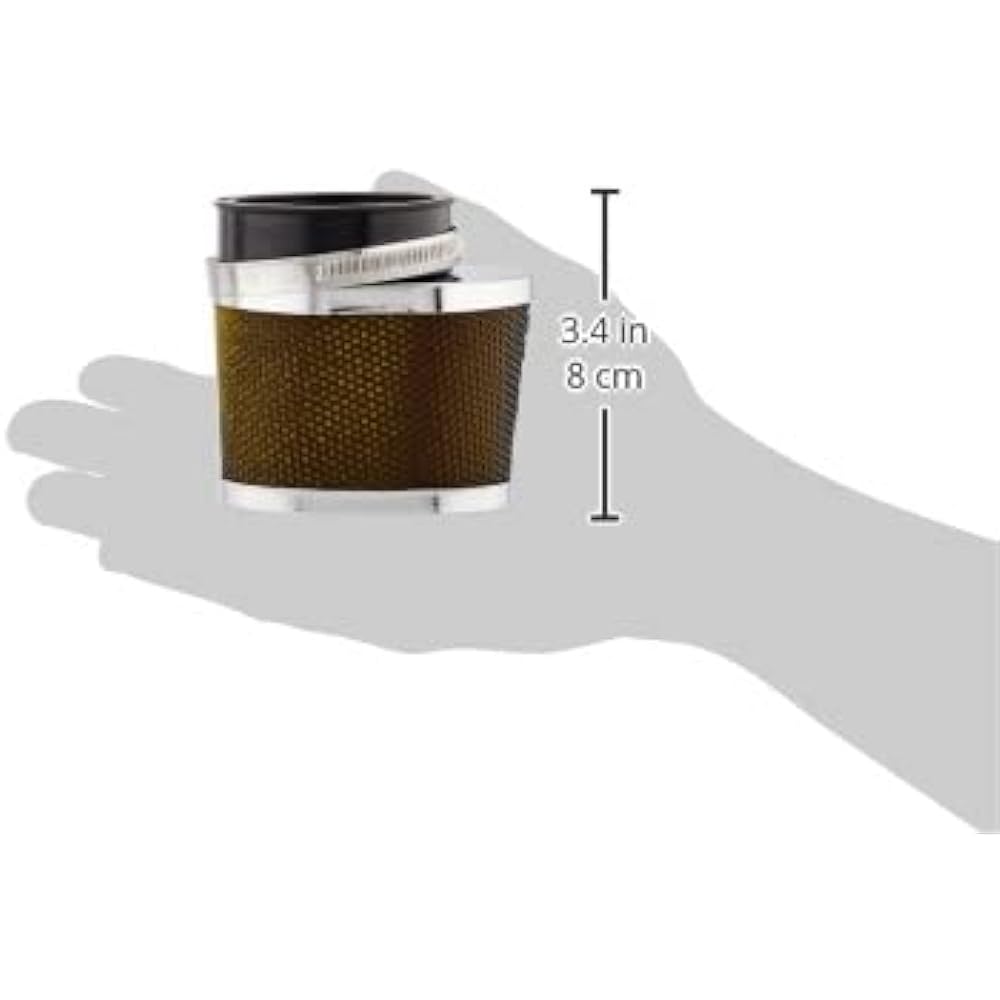 Kijima Motorcycle Bike Parts Power Air Cleaner Universal 00° Oval Mounting Diameter 54mm Total Length 78mm Outer Diameter 85mm Width 65mm 102-056