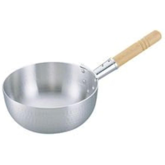 Akao Aluminum DON One-handed Bose Pot 21cm Aluminum Alloy, Handle (Natural Wood) Japan WBC38021