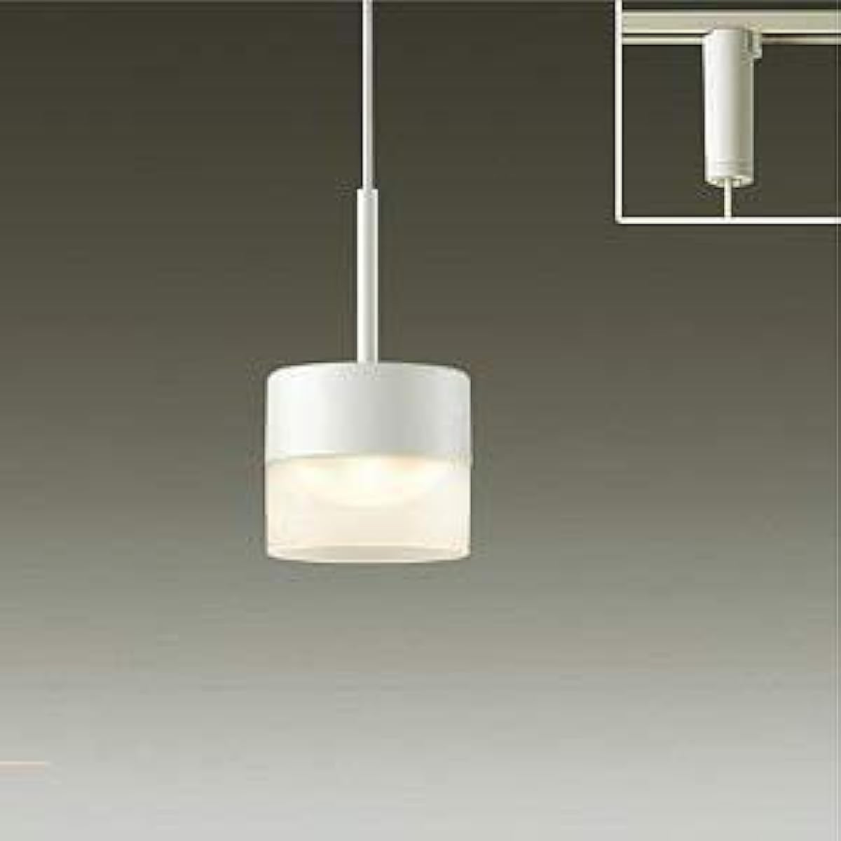 Daiko Electric DAIKO LED Small Pendant Light Built-in LED LED 6.1W Light Bulb Color 2700K For Duct Installation White DPN-37464