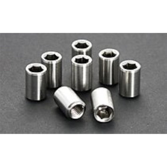 PMC Flange Nut Zephyr 1100 Outer Diameter 13mm Total Length 20mm Stainless Steel 140-1001