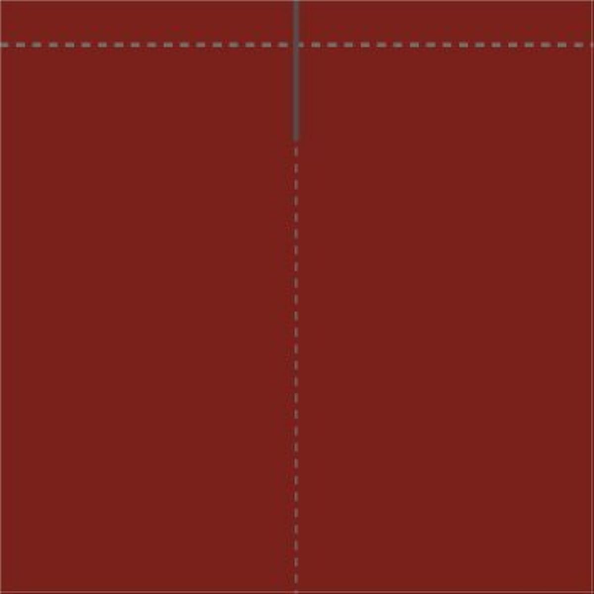 Yokohama Noren Story Large Japanese style cotton curtain for facilities [Enji] (flame retardant treated) W130H130cm