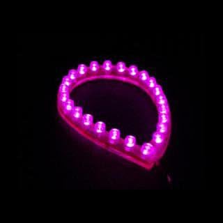 Bike Parts Center General Purpose LED Tube 24cm Pink Set of 5 961106