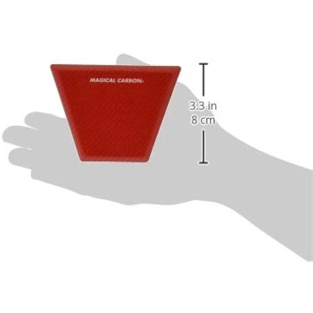 HASEPRO Magical Carbon NEO [Rear Center Accent Garnish] M Type Red NRDM-1RED