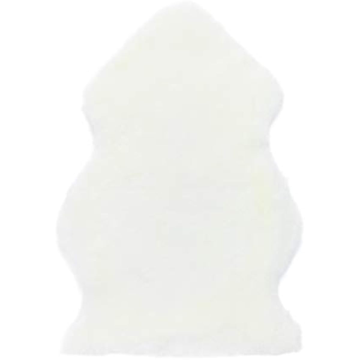 Shearling Rug Natural New Zealand Short Hair 1 Animal Rug Ivory 60 x 90cm Washable NFOIV1
