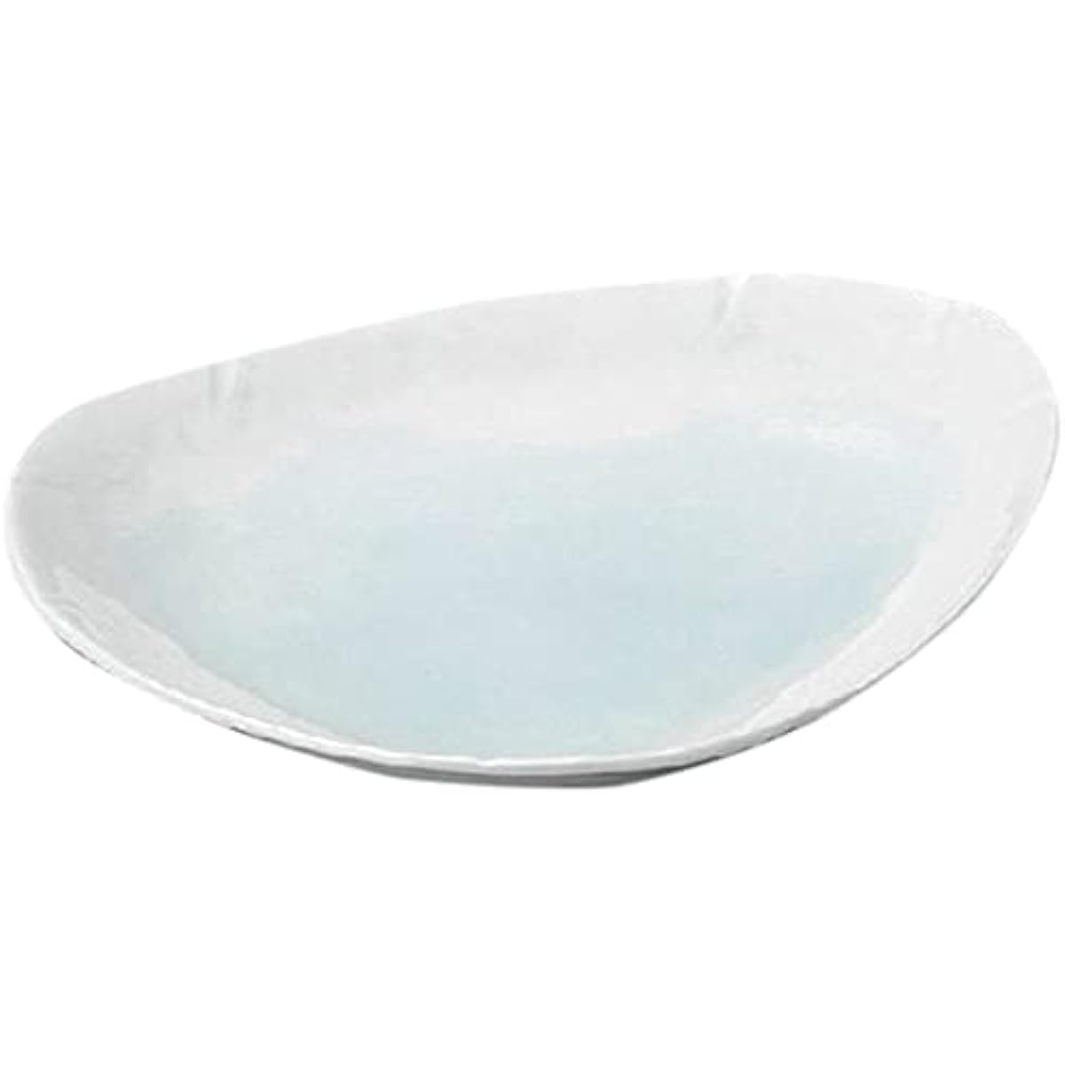 5 pieces of セット 変-shaped dishes, large blue and white triangular dishes [280 x 230 x 30mm] Japanese tableware, hotels, restaurants, restaurants, business use