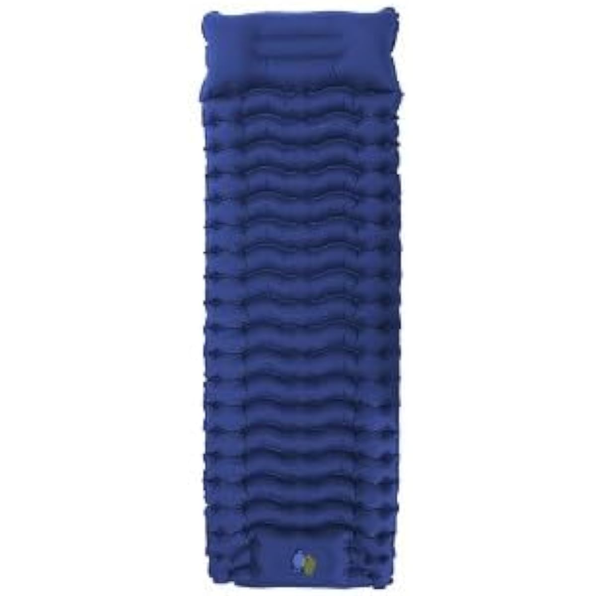 GP Retail Inflator Mat 10cm Air Mat Compact Leg Type Infinite Connection Pillow Integrated Air Mat Camping Mat Sleeping in Car Mat Solo Camping Camping Equipment (10cm Single, Orange)