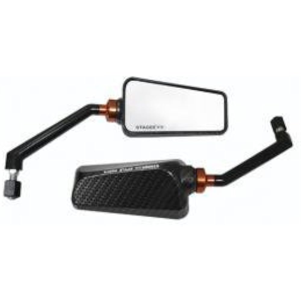 KN Planning STAGE6 Genuine Cygnus X Jog DIO Majesty Rearview Mirror Matte Carbon Pattern Clear