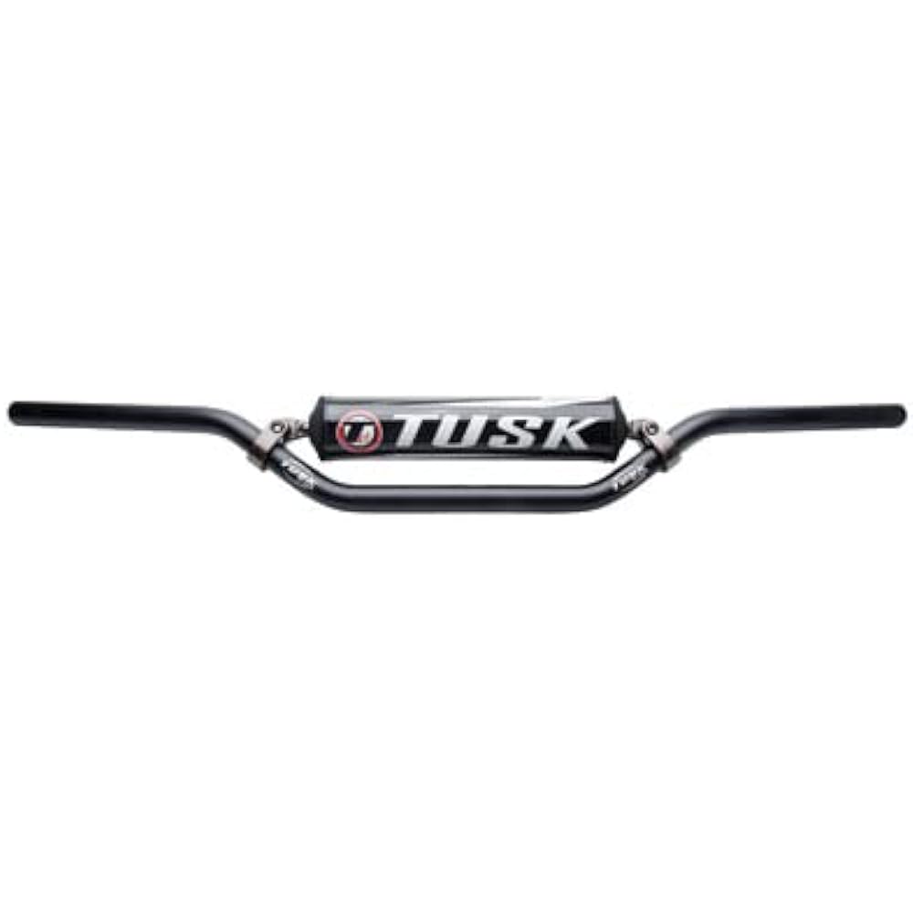 TUSK T-10 Aluminum 7/8 inch handlebar CR Mid Bend Black