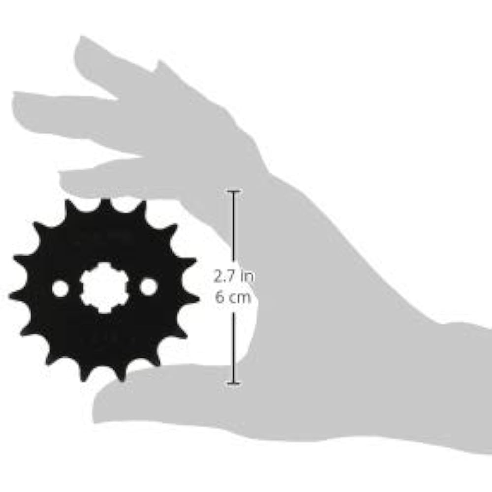 SUNSTAR front sprocket part number 249-15 (428 size/15T) CT125 HUNTER CUB・CROSS CUB 110・SUPER CUB 110