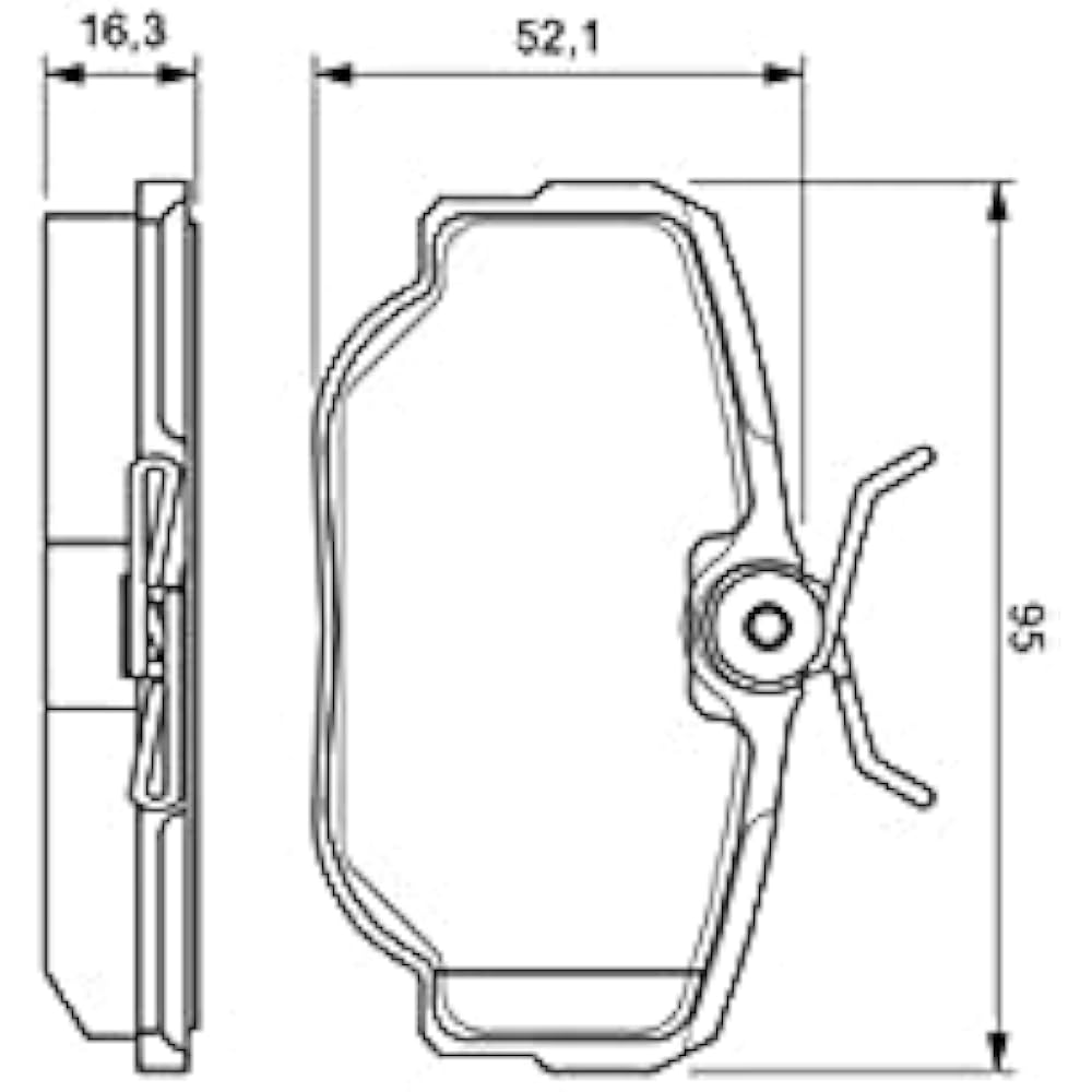 Bosch brake pad 0986424564