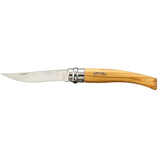 OPINEL Stainless Steel Slim Knife Olive #8 8.0cm