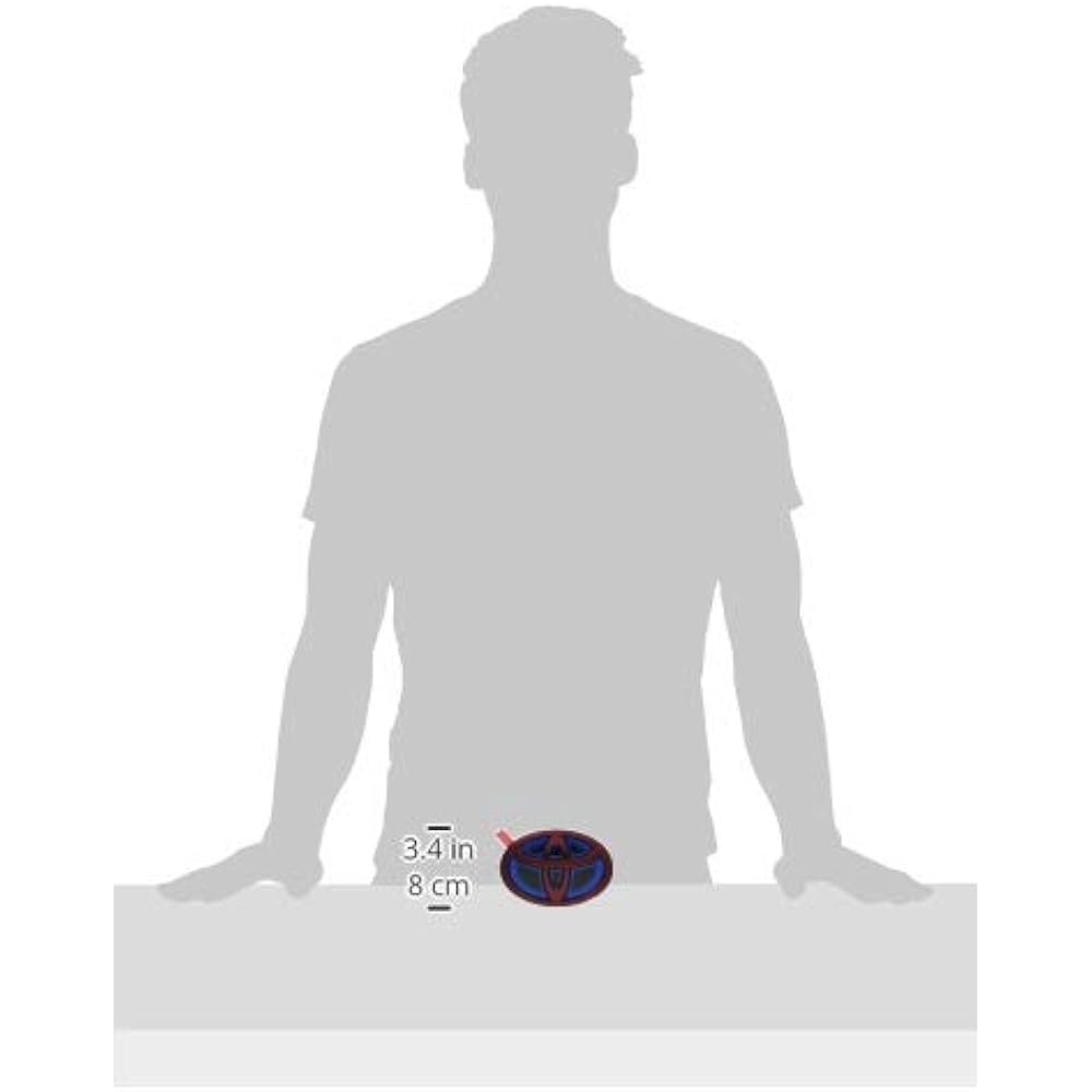 50 series Prius deep red emblem 5-piece set (for PCS cars) DR