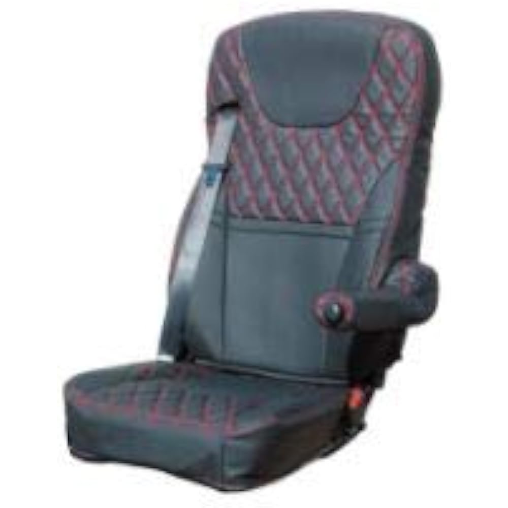 JET INOUE COMBI Car Seat Cover 17S Great Black/Red Thread