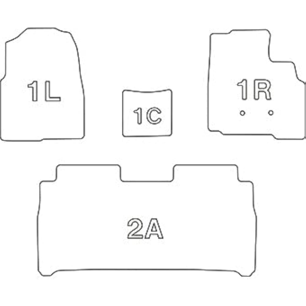Clazzio Floor Mat 3D Type Set for 1 N-WGN 2WD Car R1/8~ NEW Rubber Type Black EH-2022 [5EEHB2022K]