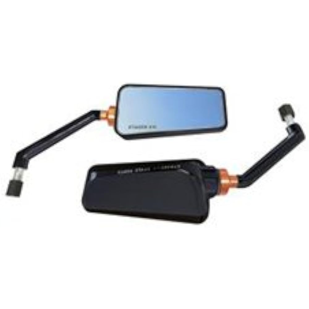 KN Planning STAGE6 Cygnus X Jog DIO Majesty Rearview Mirror Black Glossy Blue Lens