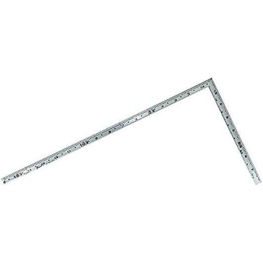 Shinwa Sokutei Curved Scale, Silver 1 Shaku 5 Sun, Inner Pita Tsuru Turtle, For Carpenters, Back Angle Scale, Red Numbers 10332