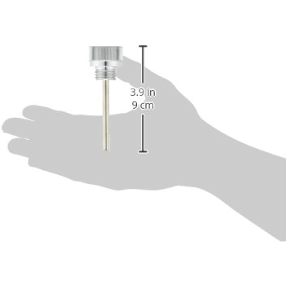 Daytona APE93340 Motorcycle Oil Thermometer with Dip Stick (Clear)