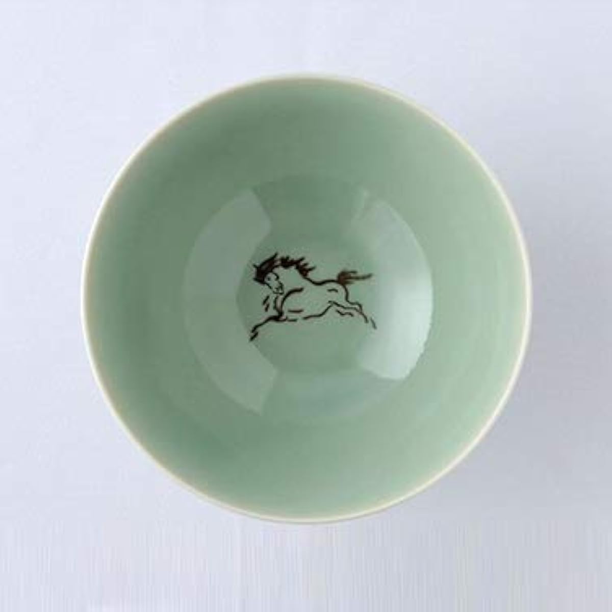 Ohori Soma Ware Matsunaga Kiln Rice Bowl Celadon Color (Small) Respect for the Aged Day Gift Present Rice Bowl Small Cute Bowl