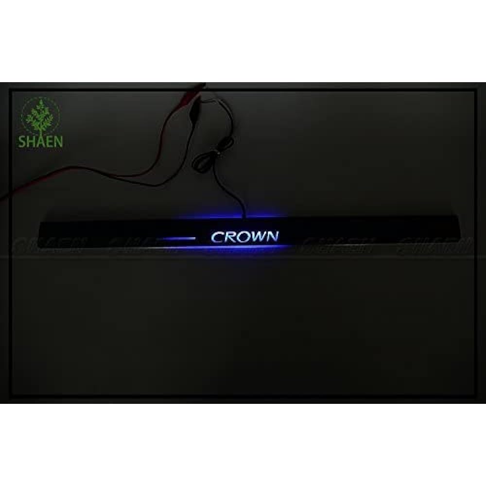 Crown 200 Series 180 Series Scuff Plate LED Flow blue emission front seat left and right set scuffer crown LED first term/second half [parallel imported]