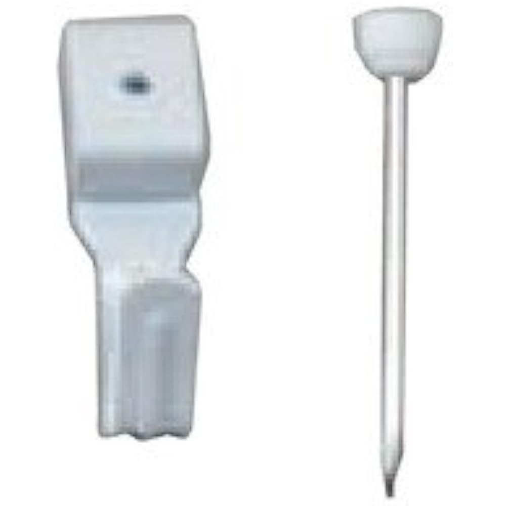 Fukui Metal Crafts Iron Average X Hook Thin Small Matte White 4053-SW