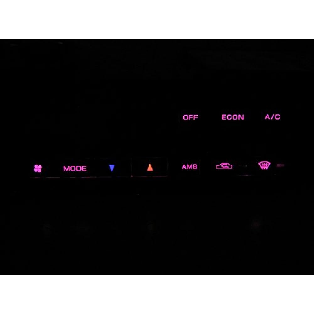 SKYLINE_GT-R (Skyline GT-R) Air Conditioner Panel LED Set (White) [Color] Super White BNR32-A-LW