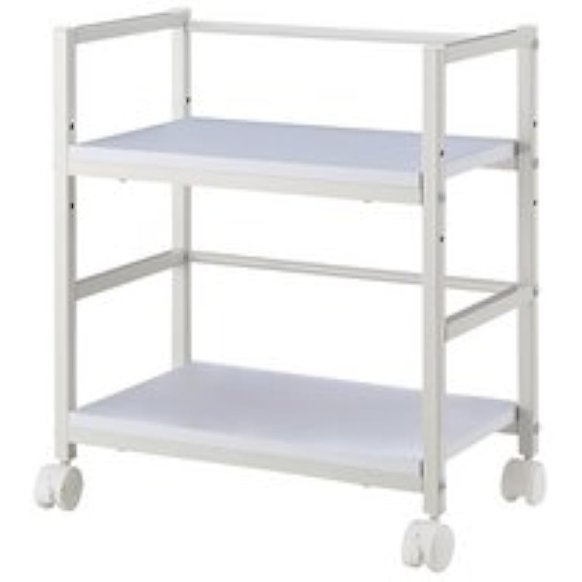 YAMAZEN Under Desk Wagon 2 Tiers W500 x D295 x H605mm White MUD-50WHIV 1 unit