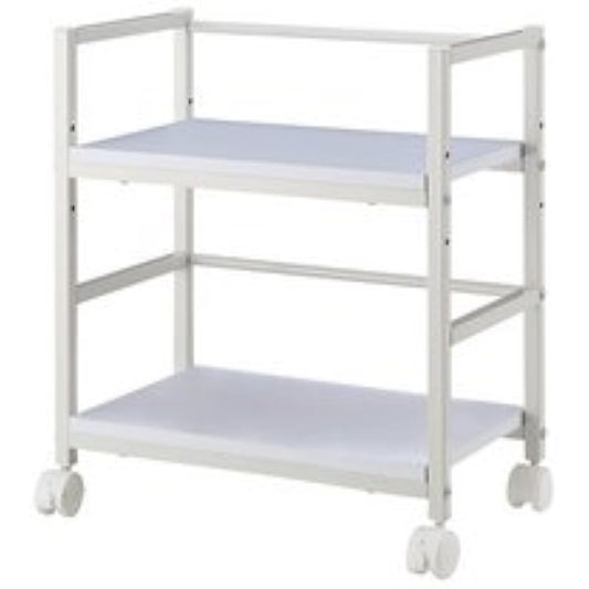 YAMAZEN Under Desk Wagon 2 Tiers W500 x D295 x H605mm White MUD-50WHIV 1 unit