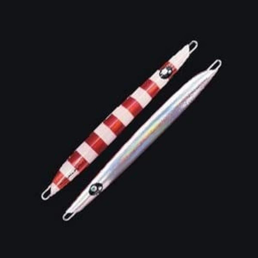 EzoHachi NaMaRaJig175#13 Red Glow Zebra/All Silver Metal Jig Lure
