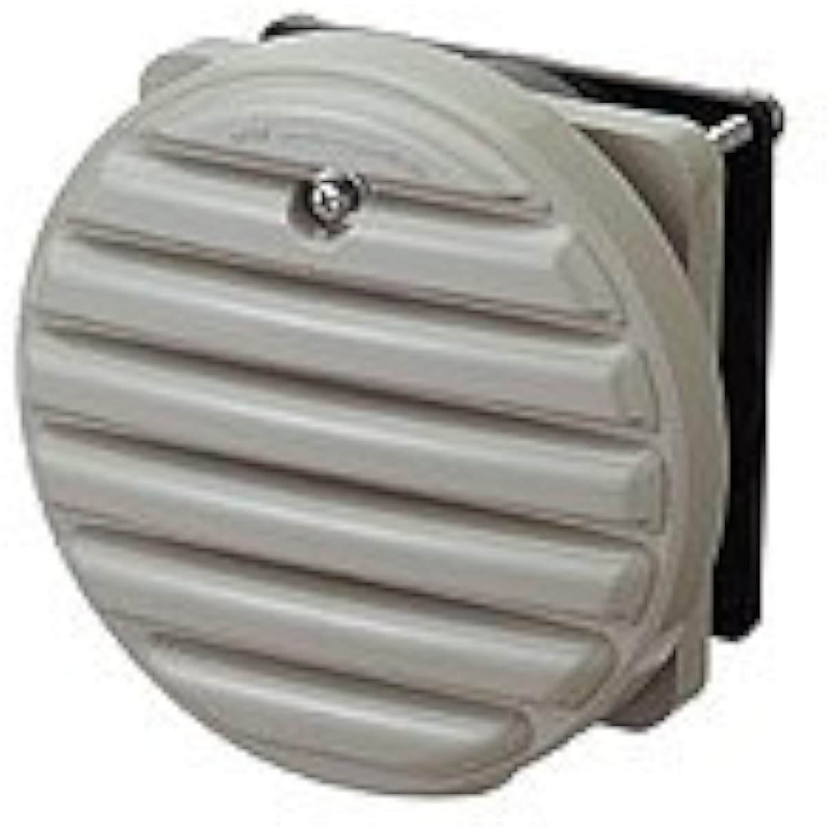 Nitto Kogyo Round waterproof louver with ventilation fan, light beige, 1 piece WLP-13K