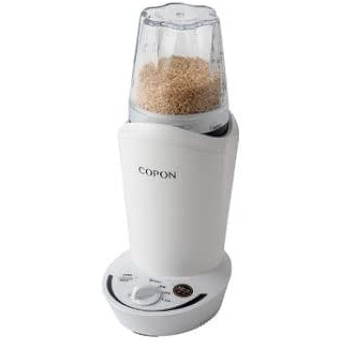 MK Seiko Small Rice Polishing Machine COPON SMH-201W White