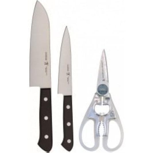 Lost Fry Santoku Knife (10055-880) Petty Knife (10070-830) Cool Cut Plus Cooking Scissors (13968-002) Set