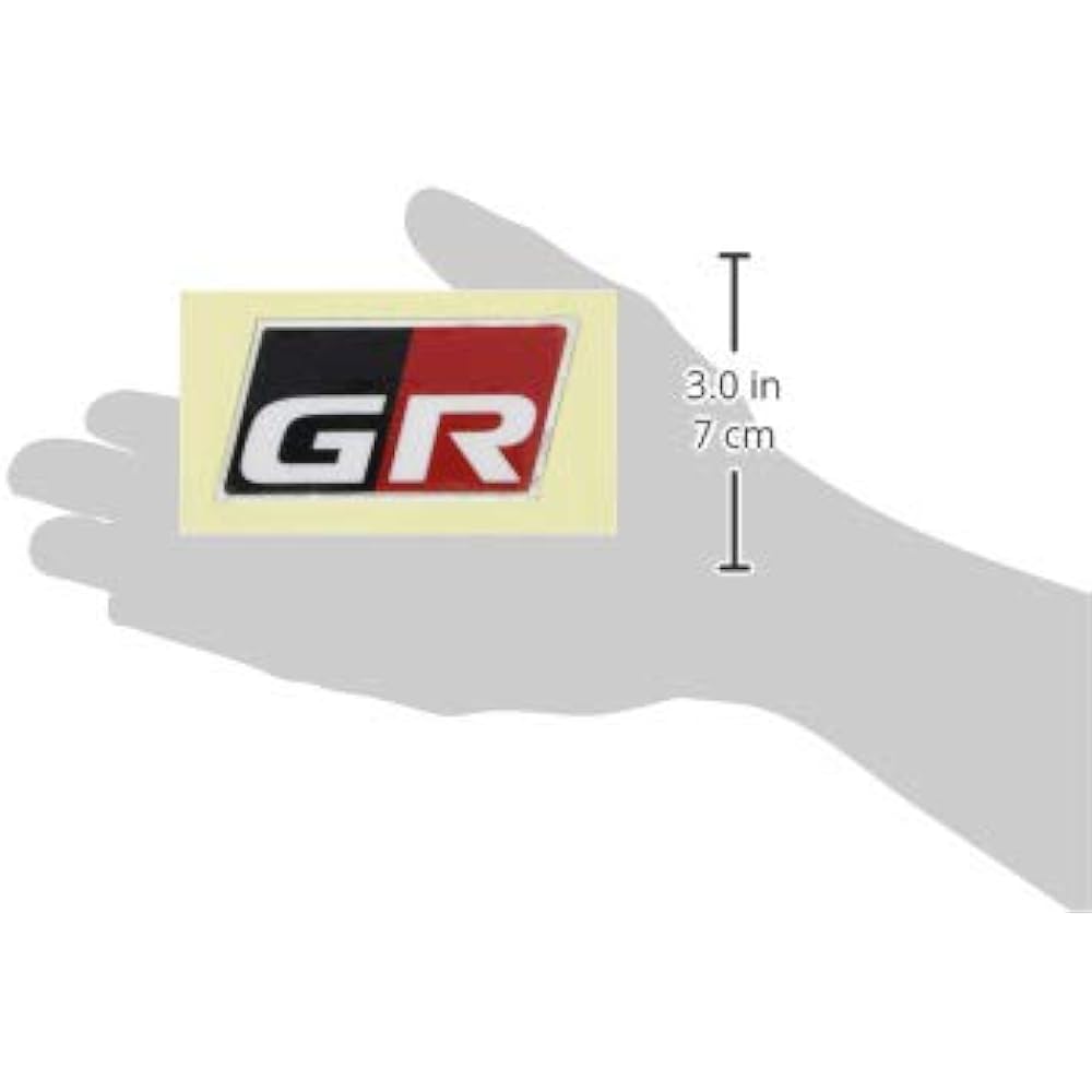 TRD GR Discharge Tape (Aluminum tape with GR logo) Small: Set of 4 MS373-00002