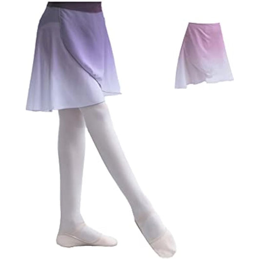 [ProDance] ProDance Short Length Short Gradient Ballet Wrap Skirt PSL004K