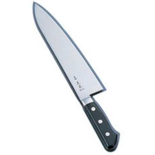 Masamoto Sohonten Gyuto with brim (double-edged) 27cm Blade: Hyper molybdenum steel, Handle: Duracon resin Japan AMSJ004