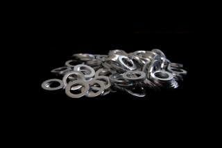 Bike Parts Center Aluminum Sealing Washer 12mm x 18mm x 1.5mm 100 pieces for sealing drains, banjos, etc. 900303