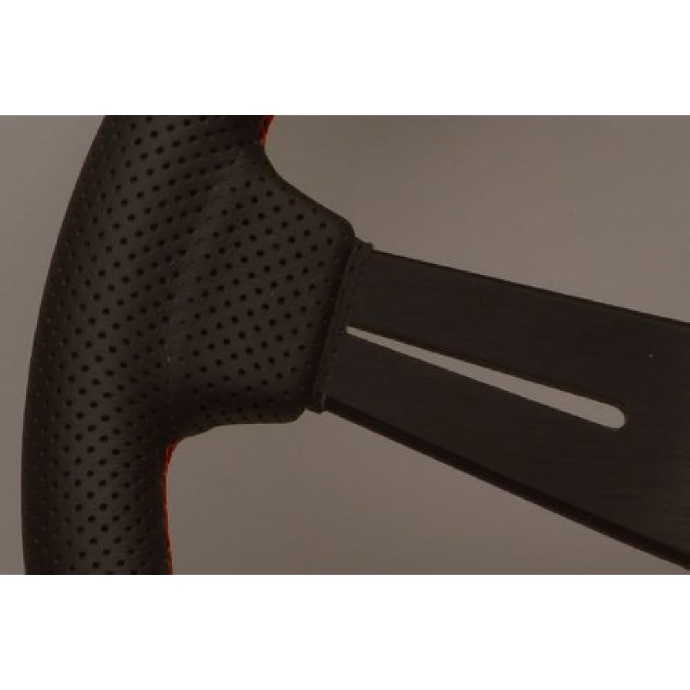 NARDI Steering CLASSIC Sport Type A Panching Red Stitch 36φ [parallel import]