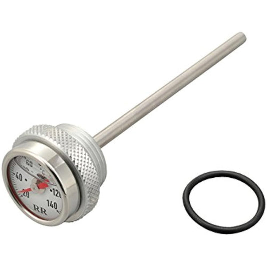 Daytona KEDO Motorcycle Oil Temperature Gauge SR400/500 (78-21) RR Dipstick Thermometer White Panel 93260