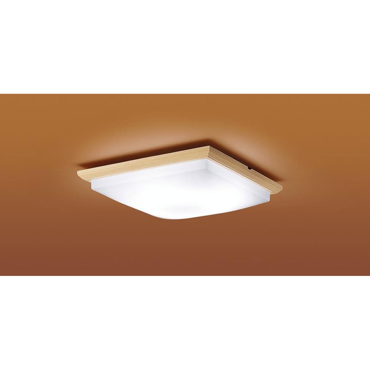 Panasonic Ceiling Light LED Ceiling Mount Type Kachit F Remote Control Dimming Color Adjustment for 8 Tatami Mats Daylight to Bulb Color Milky White Matte Width 484 x Depth 484 x Height 116 mm LSEB8060