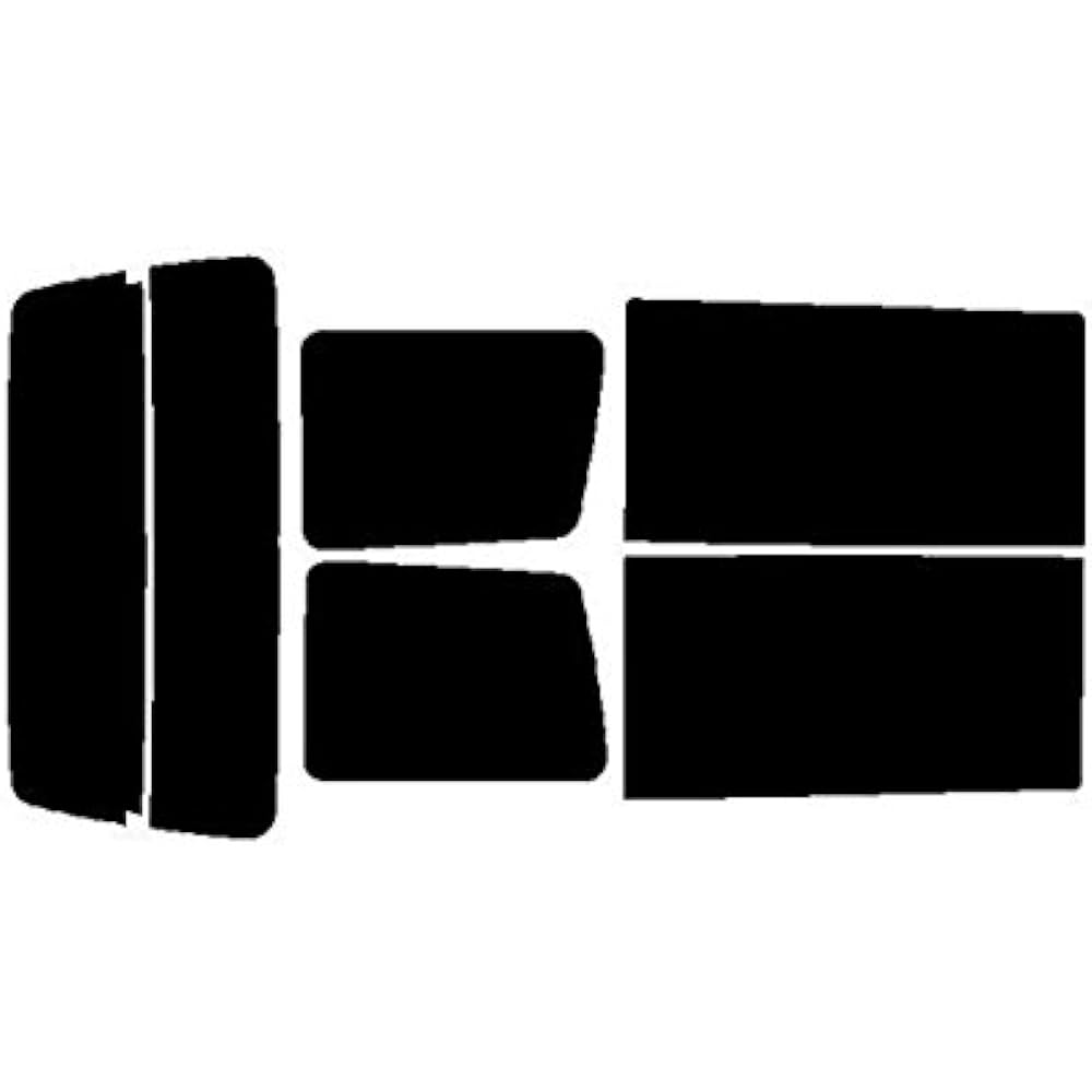 viz pre-cut car film Daihatsu Mira eS LA3# rear set dark smoke VIZ-CAFDLA300