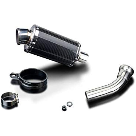 DELKEVIC Slip-on Carbon Oval Muffler BMW K1200R SPORT 2005-2009 225mm KIT03F3