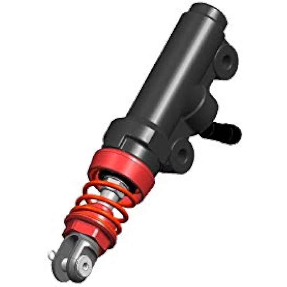 MOTO ROCKMAN RSK-641-RR Rear Spring Kit, YZF-R1, Hayabusa GSX-S1000/F, GSX-R1000, GSX-R750, Other Universal Use, Clevis ?0.2 inches (6 mm), Spring 1.6 inches (41 mm), Red/Red