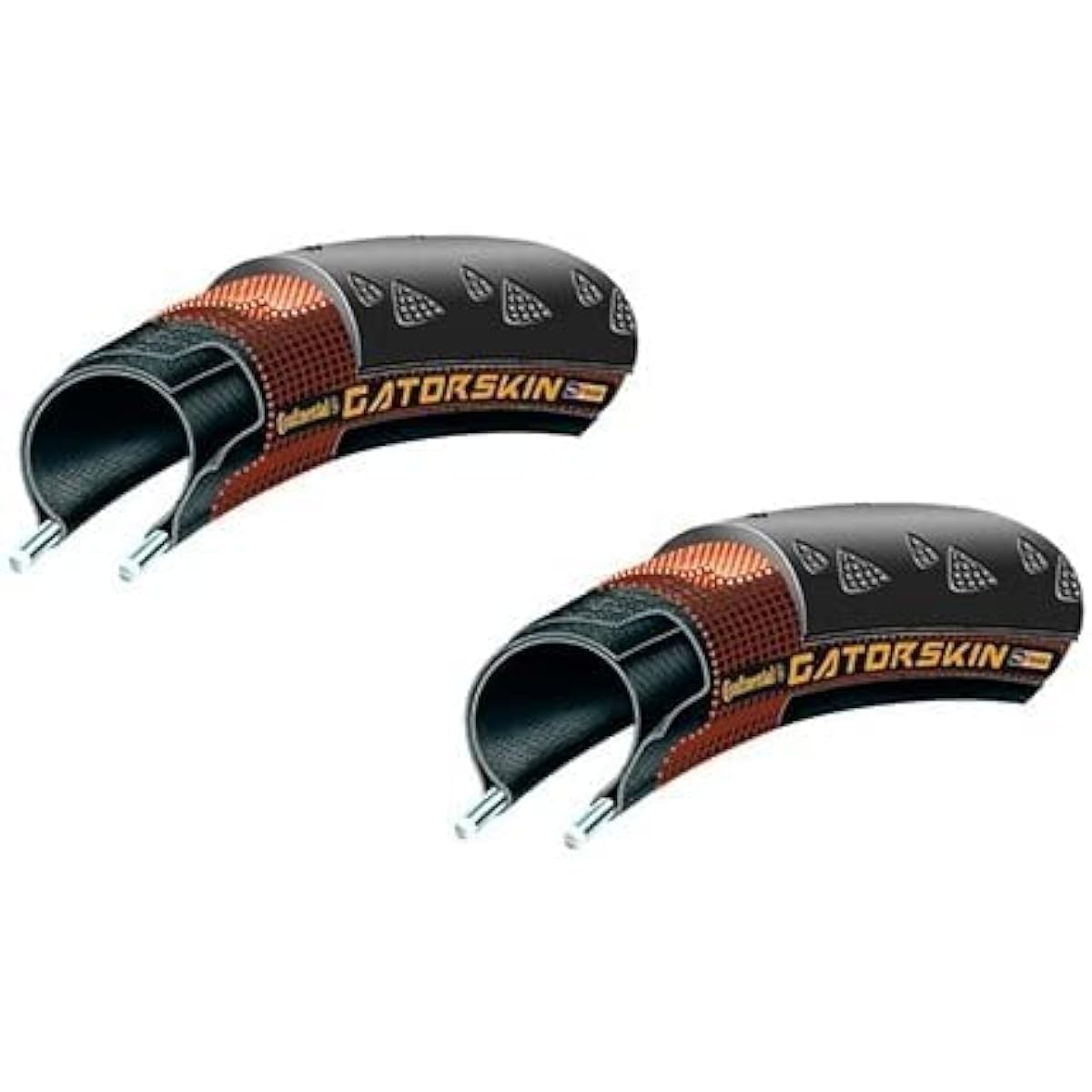 Set of 2 Continental GATOR SKIN Clincher Road Tires 700c [Parallel Import]