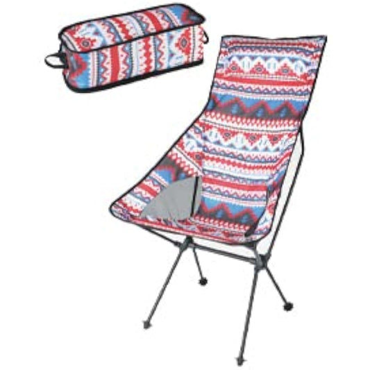 [2 Types] Outdoor Chair, Camping Chair, Camping Chair, Folding Chair, Outdoor Chair, Lightweight, Camping, Fishing, Climbing, Chair, Compact, Storage Bag Included (A Pink)