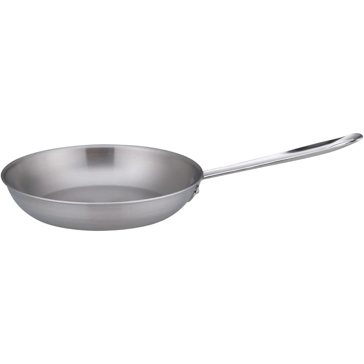 Endo Shoji TKG Frying Pan 24cm Stainless Steel Compatible with IH and gas fires 3-layer steel sandwiching aluminum with stainless steel Excellent quick start-up Outer diameter x depth (mm) 250 x 48 Weight: 900g Capacity (L) 1.5 Commercial use Torino seri