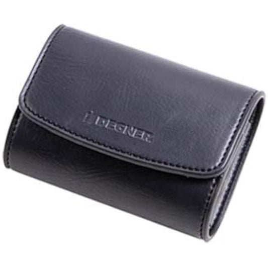 DEGNER Synthetic Leather ETC Case for Motorcycles LEATHER ETC CASE DSB-12 Black