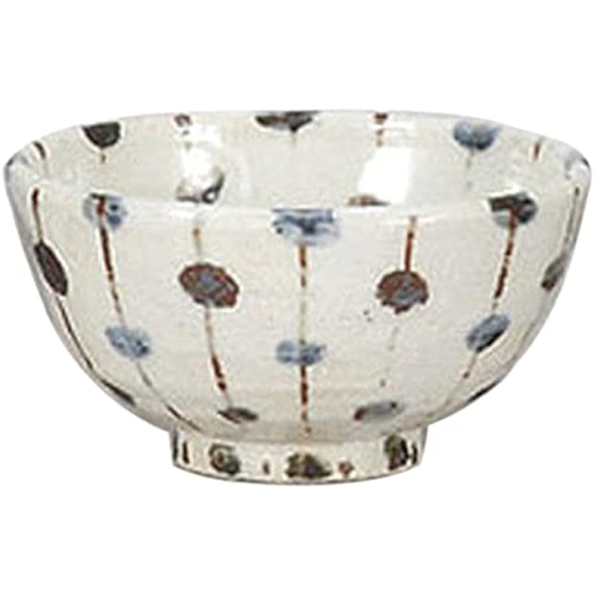 Set of 10 Nakahira Oribe Sudare Tea Bowl [11 x 6cm] Earthenware [Restaurant, Inn, Japanese Tableware, Restaurant, Commercial Use, Tableware]