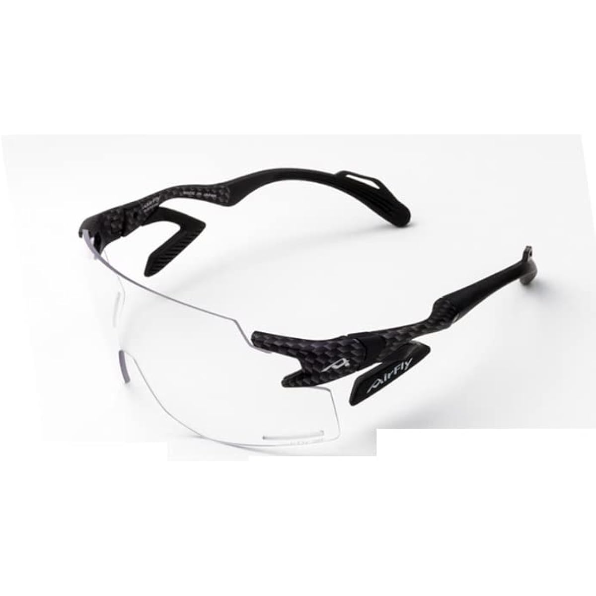 Airfly [Domestic regular product] Sports sunglasses without nose pad AF-301 BK series Frame color Carbon style Lens color Gray Photochromic lens Visible light transmittance 20% to 80% change UV cut rate 99% or more Product number AF-301 C-33BK