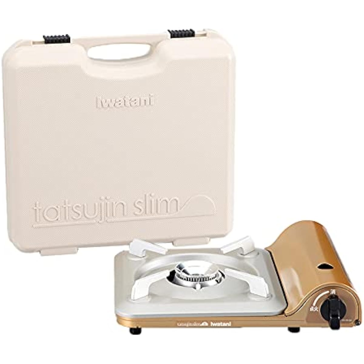 Iwatani Cassette Fu Master Slim III CB-SS-50-MG with case Cassette stove (Case color: Mocha)